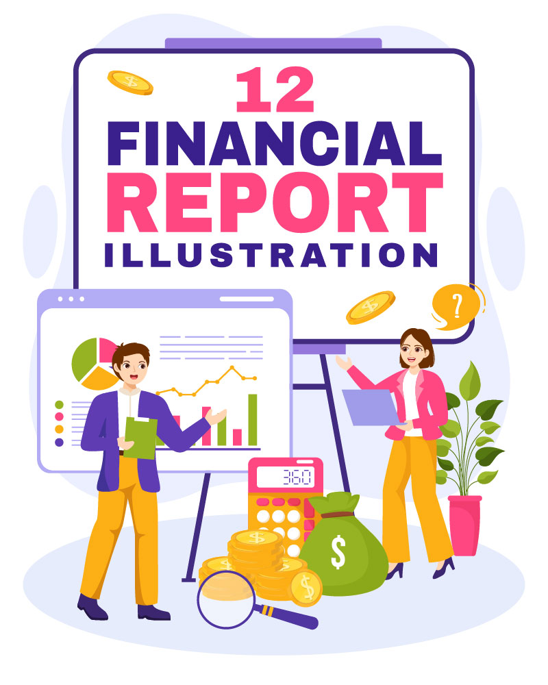 12 Financial Report Illustration