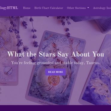 Astrologist Astrology Landing Page Templates 366426