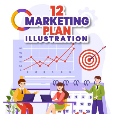 Planning Marketing Illustrations Templates 366469