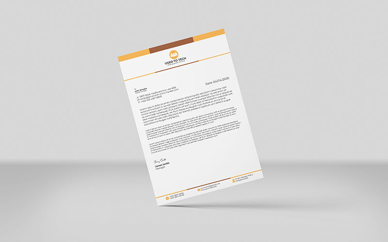 Modern Letterhead Template Design-00