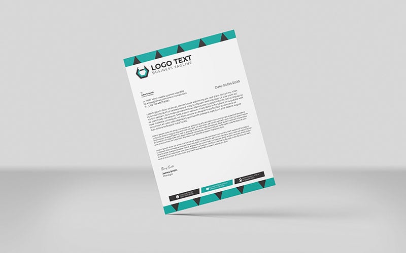 Minimal Letterhead Design_V_