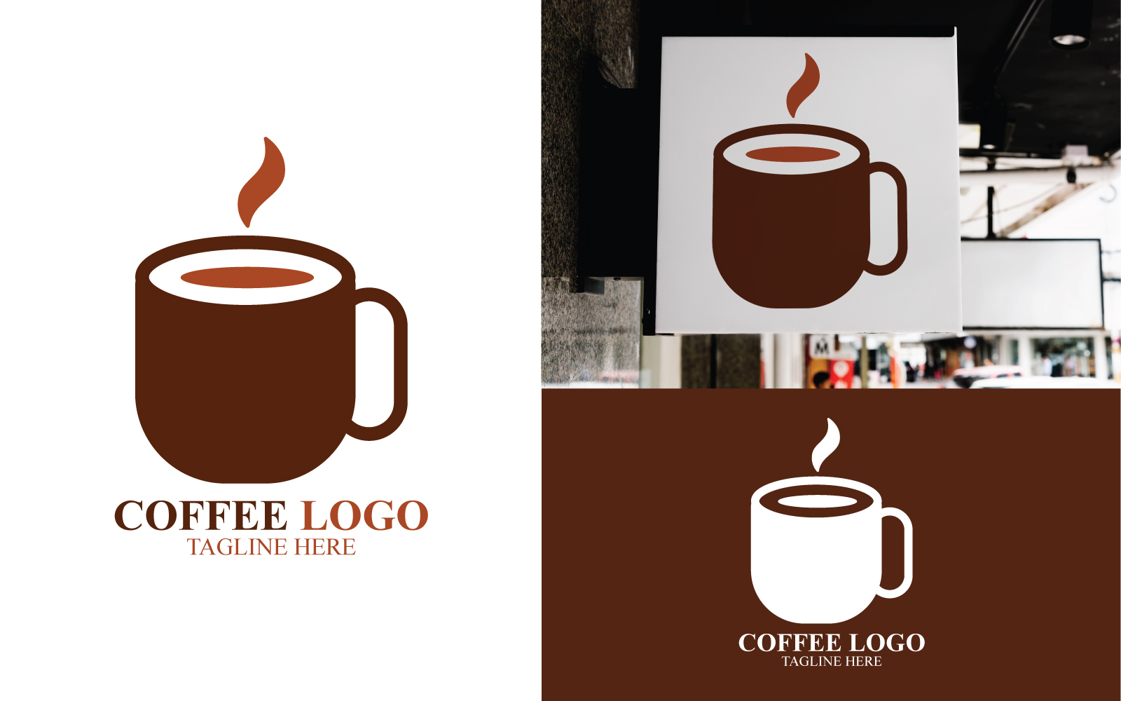 Simple Coffee Logo Template Design