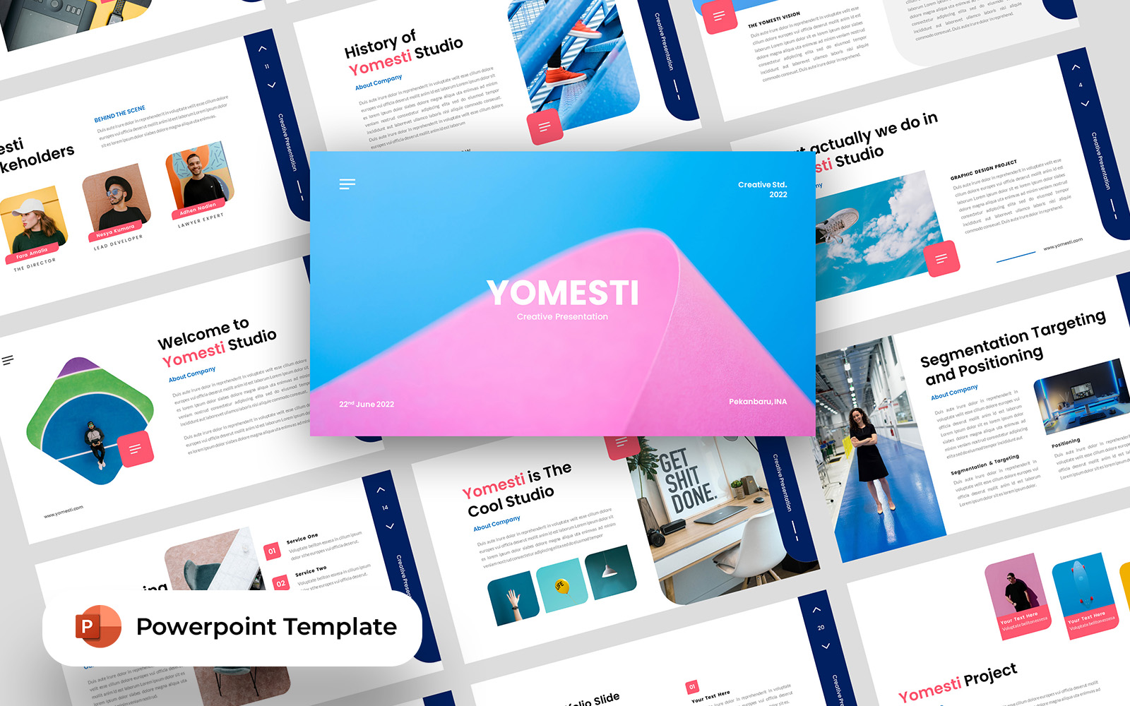 Yomesti Business Creative Presentation Powerpoint Template