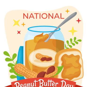 Peanut Butter Illustrations Templates 366579