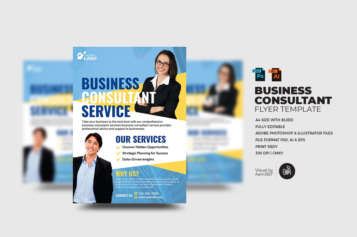 Business Consultant Service flyer Template_V03