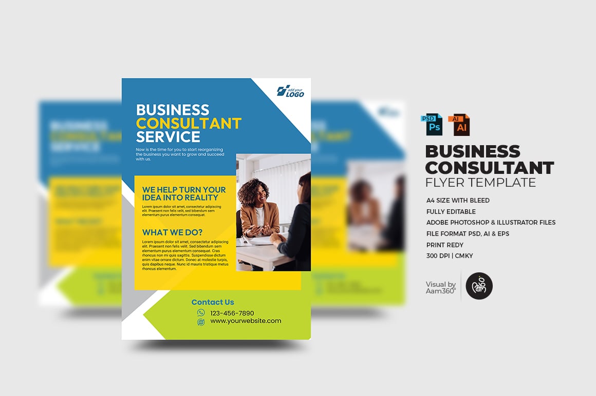 Business Consultant Service flyer Template_V11