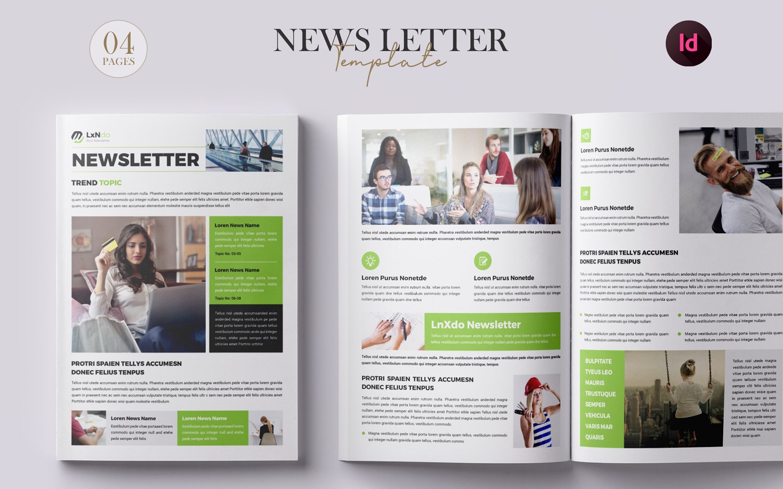 Monthly and Weekly Business Newsletter Template