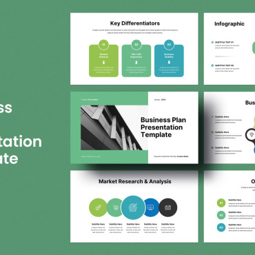 Business Clean PowerPoint Templates 366764