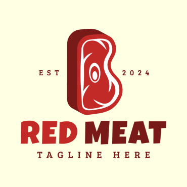 Red Meat Logo Templates 366780