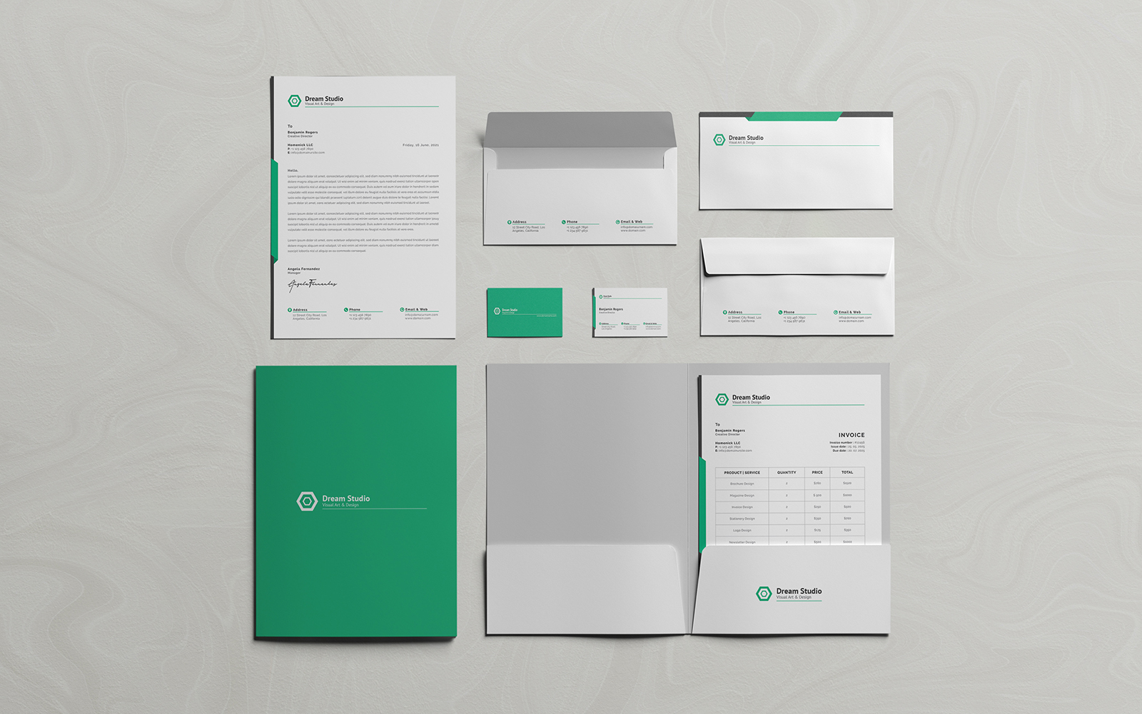 Corporate Identity Package Template Canva & Word