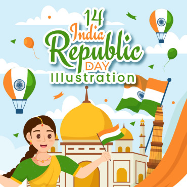 Republic Day Illustrations Templates 366900