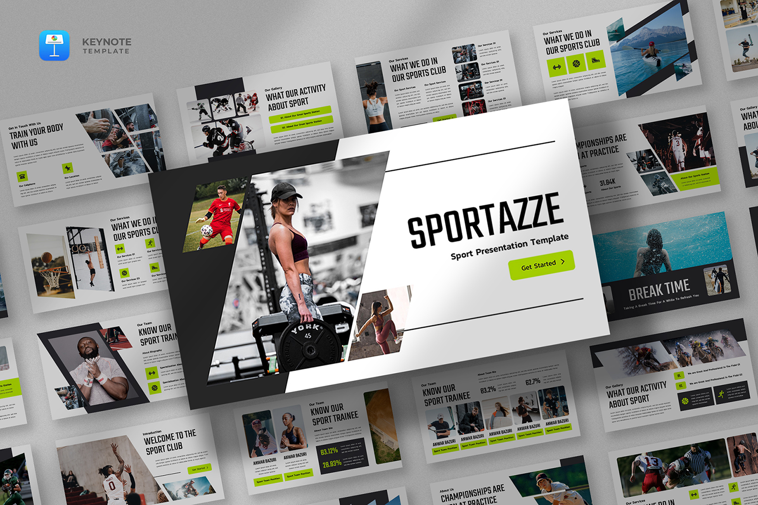 Sportazze - Sports Keynote Template