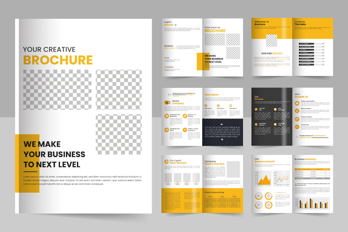 Corporate brochure editable template layout,business brochure template layout designs