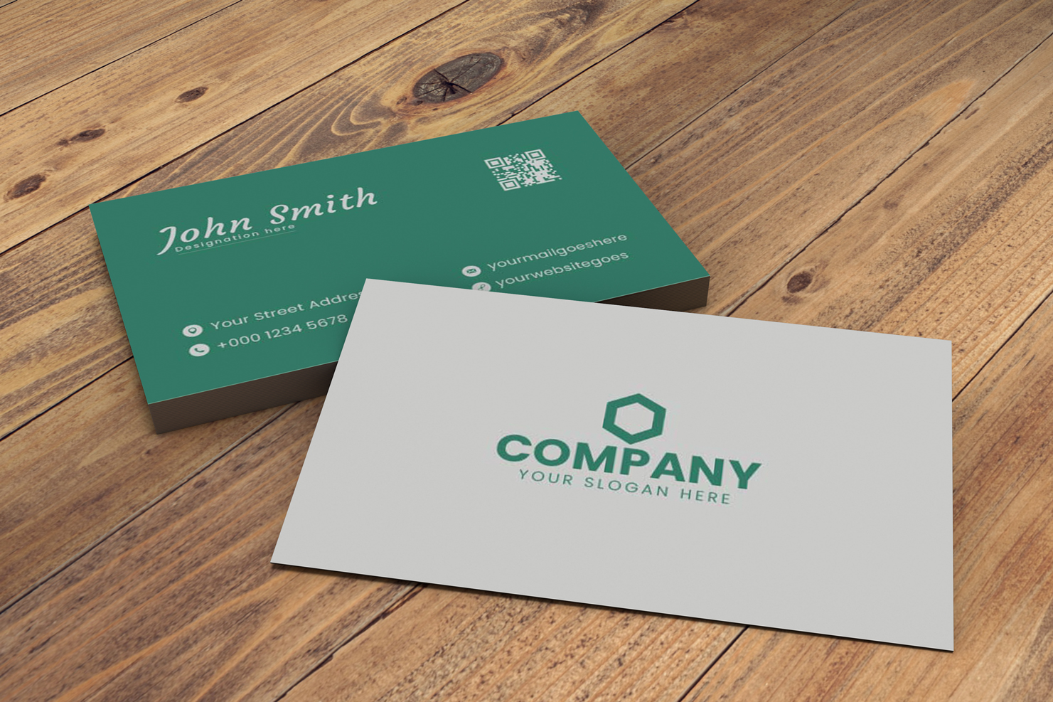 Simple and minimal business card template