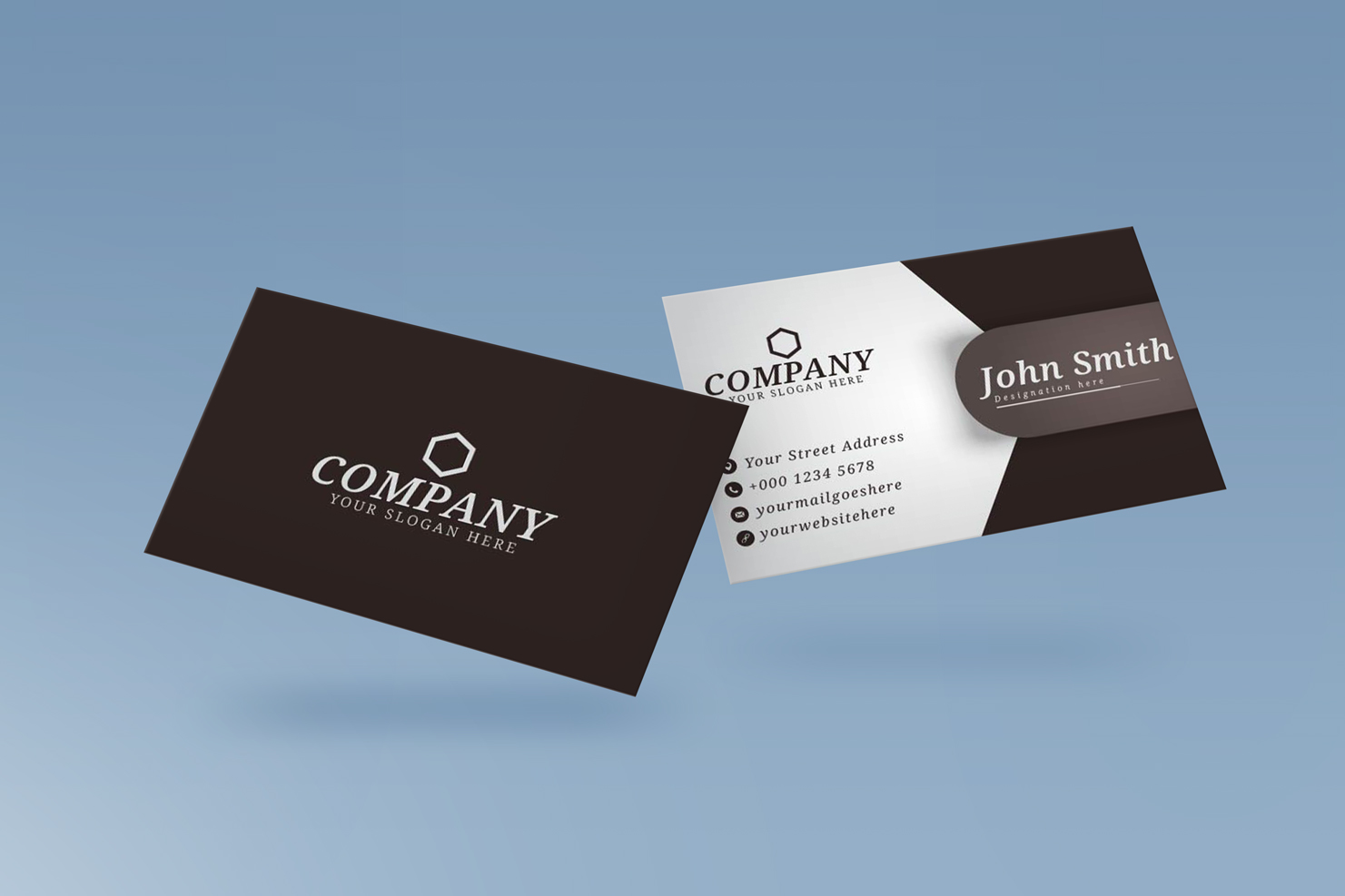 Luxury modern and clean professional business card template