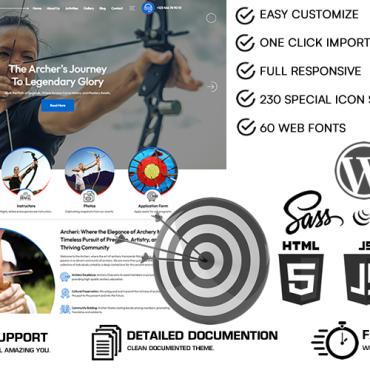 Archer Archery WordPress Themes 367223