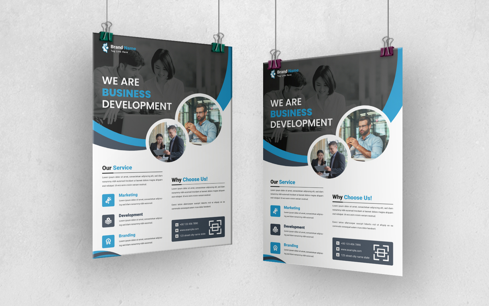 We Are Business Development Flyer Template