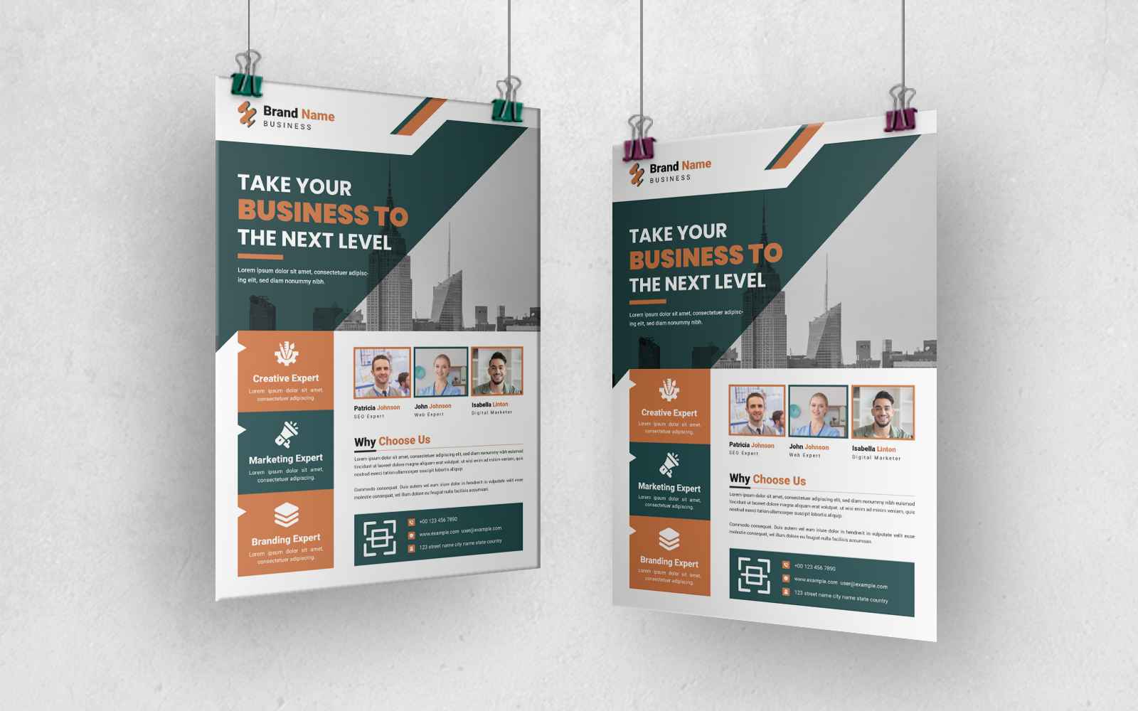 Business Flyer Template Layout