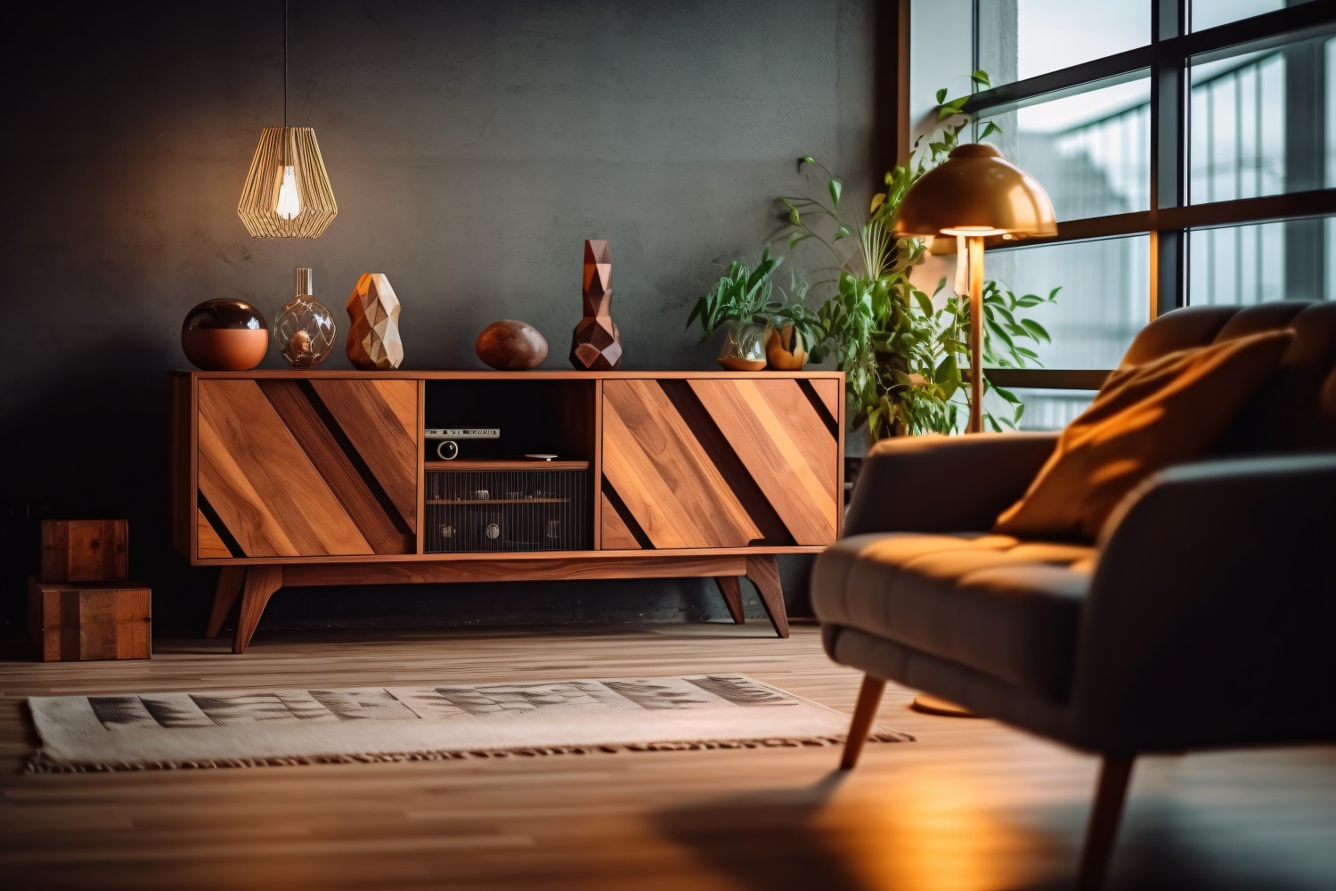 Interior of Italian Living Room 365