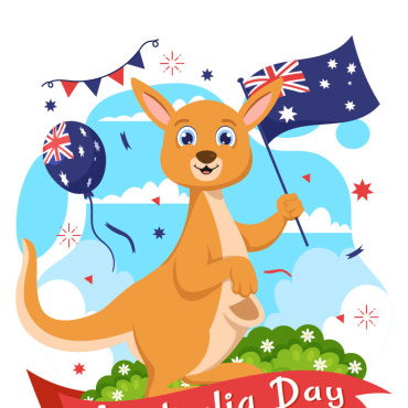 Happy Australia Illustrations Templates 367830