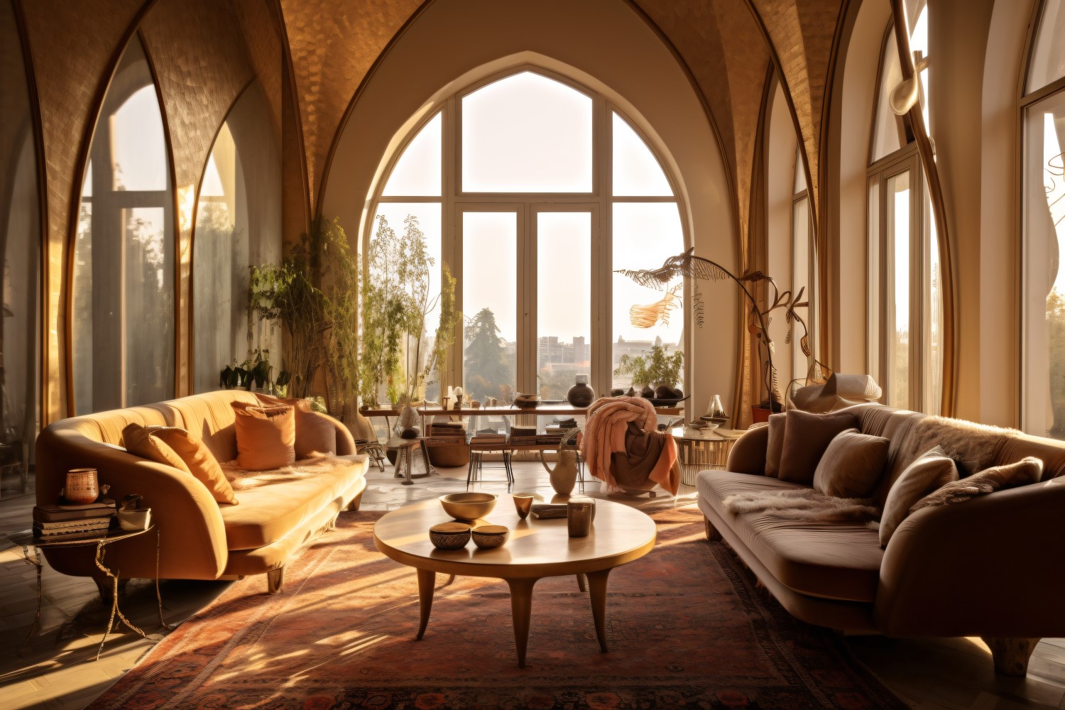 Interior of Italian Living Room 633