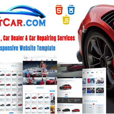 Automobile Business Responsive Website Templates 368120