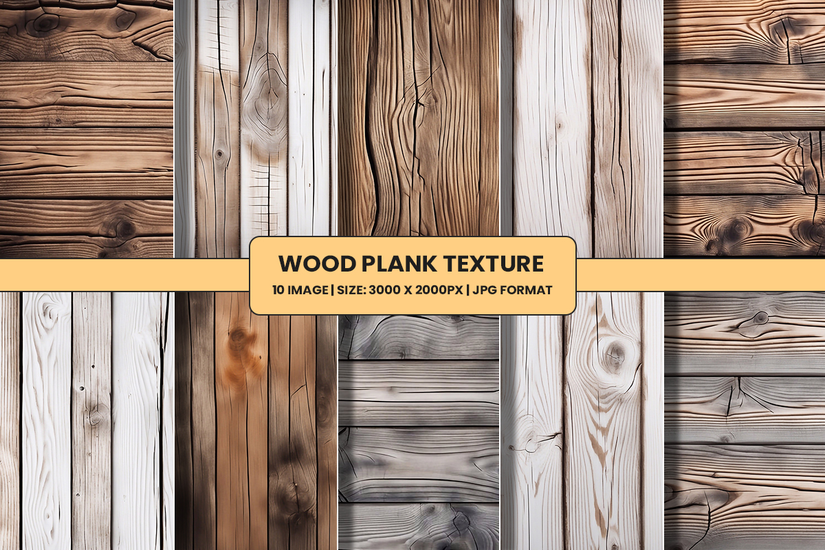 Rustic wood plank texture background