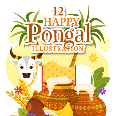 Pongal Pongal Illustrations Templates 368298