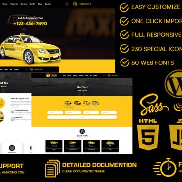 Taxi Services WordPress Themes 368513