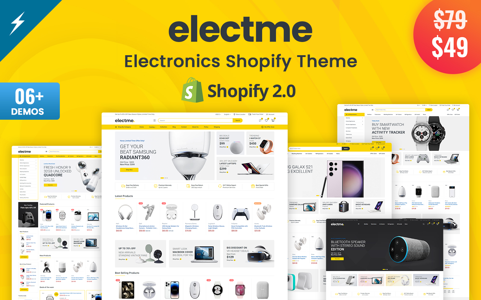 Electme - Electronics Shopify 2.0 Theme