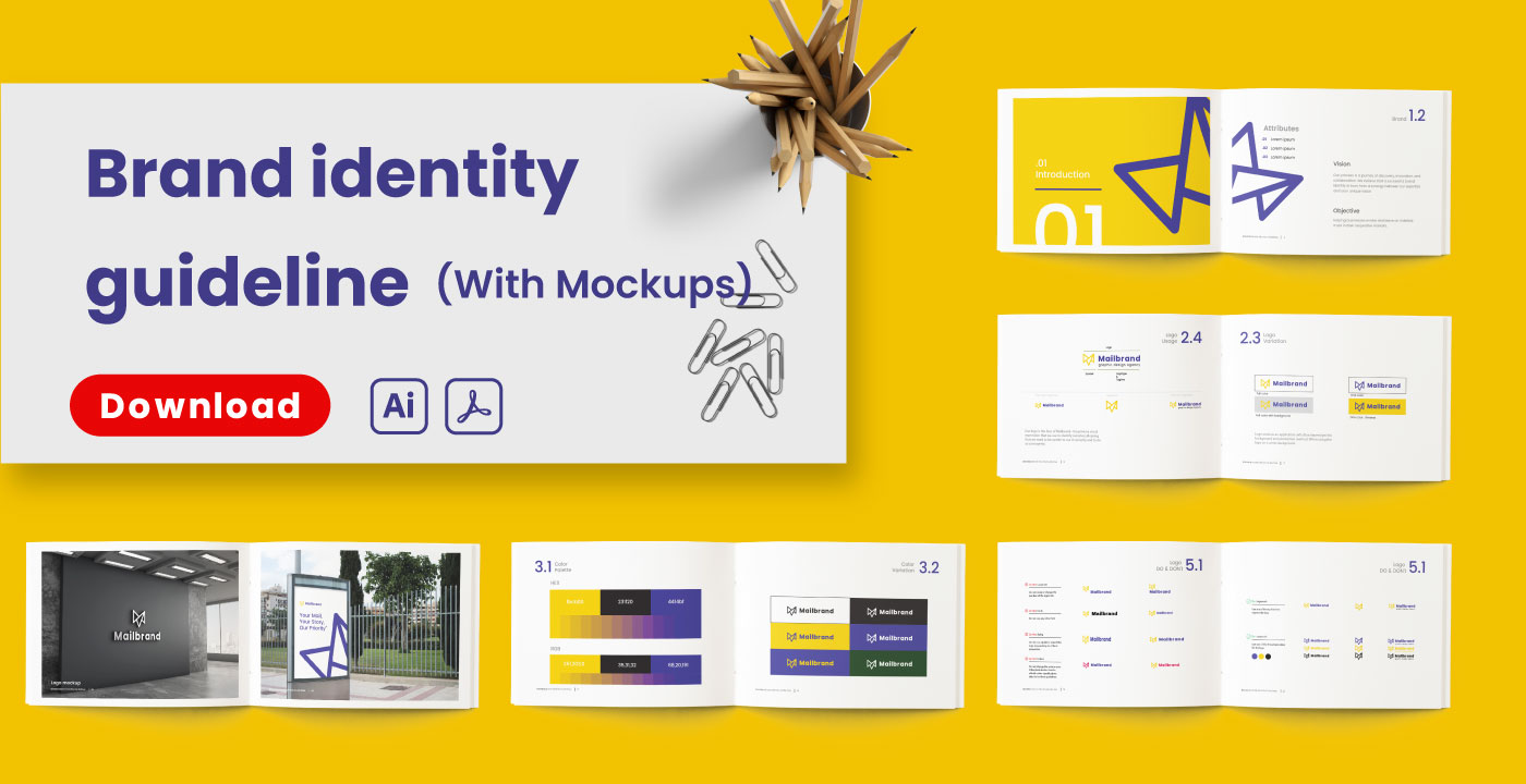 Brand identity guidelines template