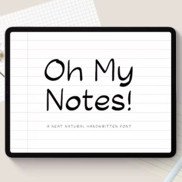 Note Book Fonts 368742