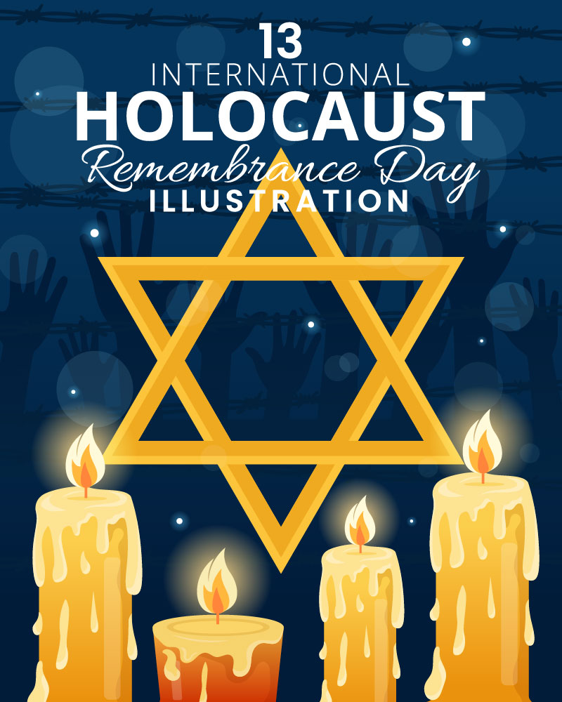 13 International Holocaust Remembrance Day Illustration