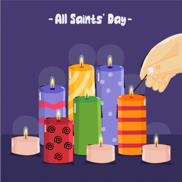 Saints Day Illustrations Templates 368979