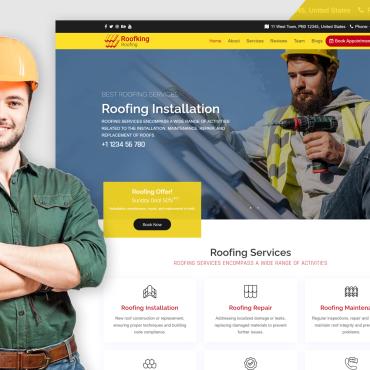 Business Construction Responsive Website Templates 369060