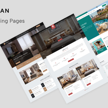 Room Reservation Landing Page Templates 369063