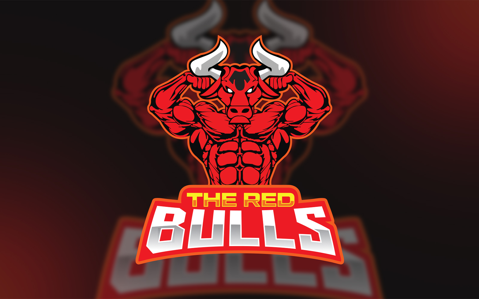 Mascot Logo Design – The Red Bull
