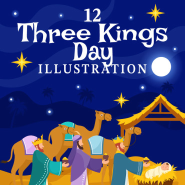 Three Kings Illustrations Templates 369173