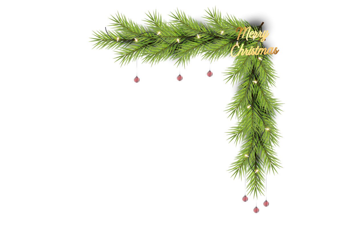 vector  christmas frame and borders collection Vector christmas corner style