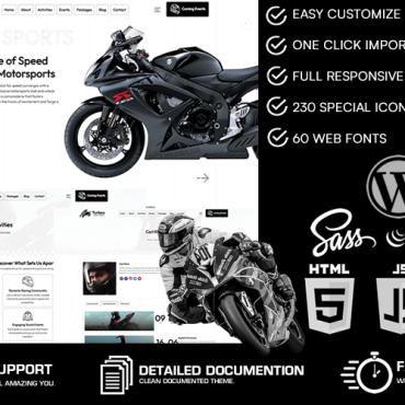 Motorcycle Sport WordPress Themes 369246
