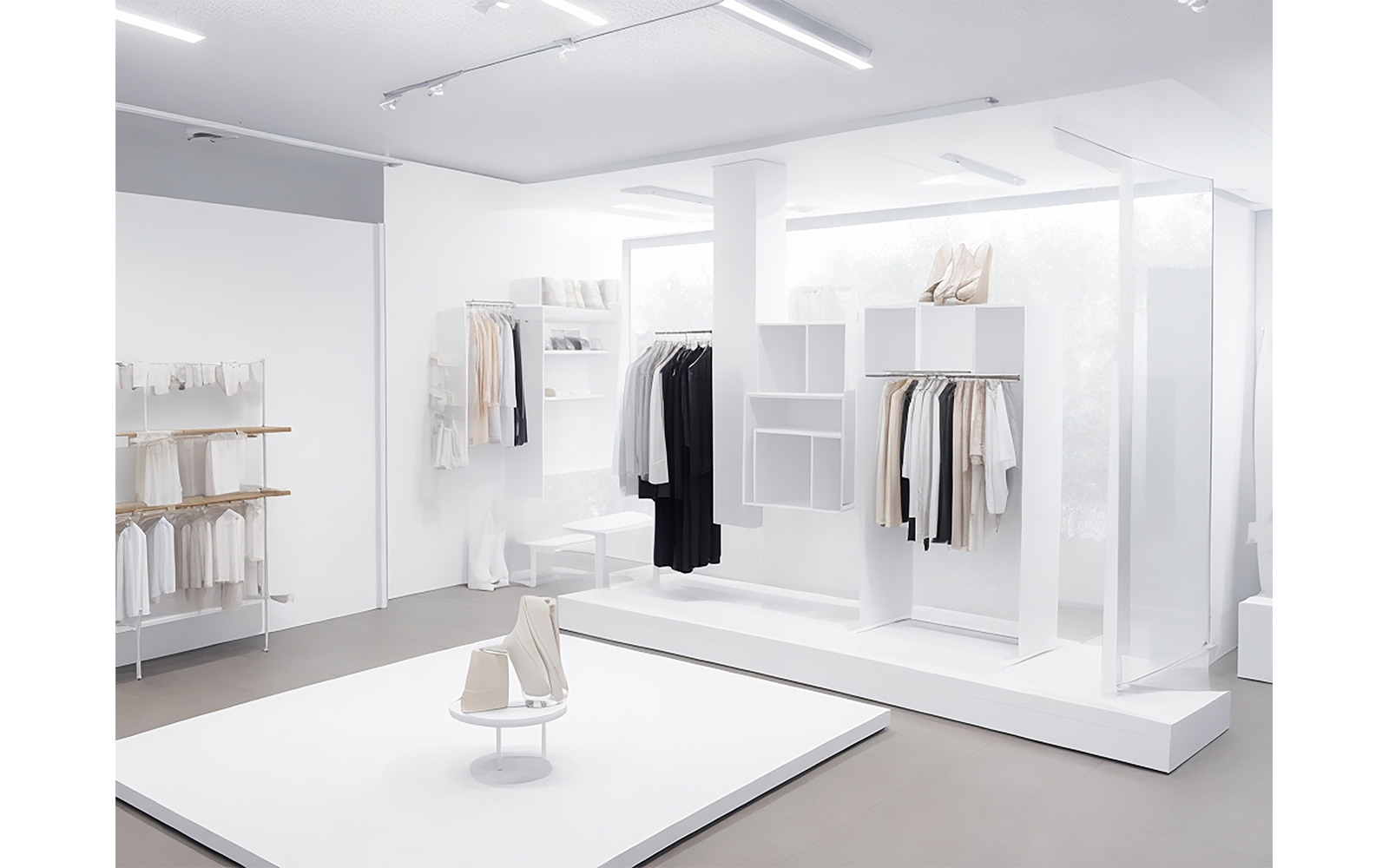 Clothing Product Showcase In Showroom #16