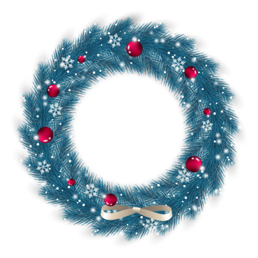 Wreath Christmas Illustrations Templates 369461