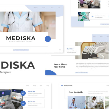 Clinic Medic PowerPoint Templates 369462