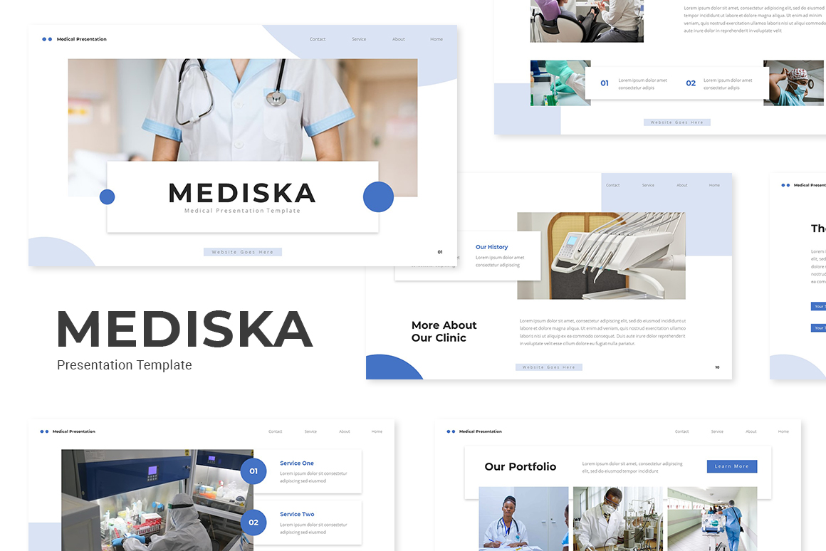 Mediska - Medical Powerpoint Template