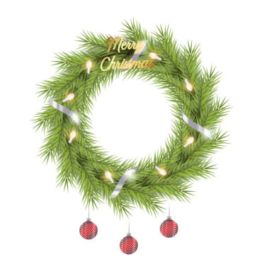 Wreath Christmas Illustrations Templates 369466