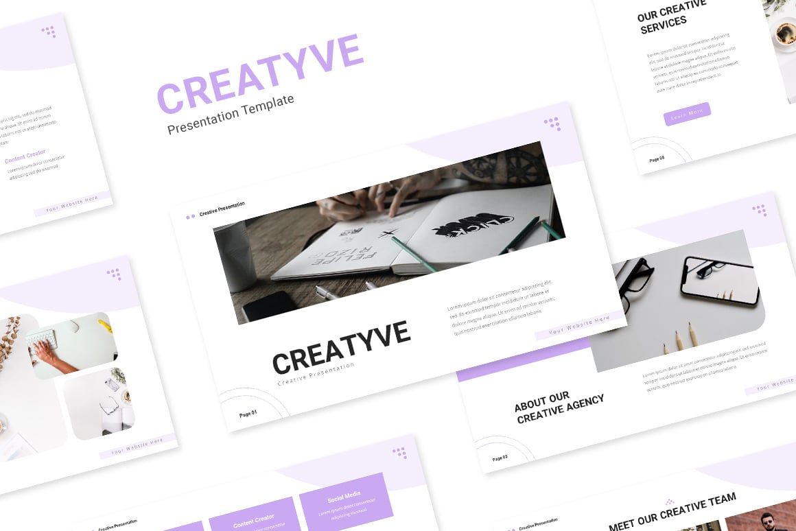 Creatyve - Creative Google Slides Template