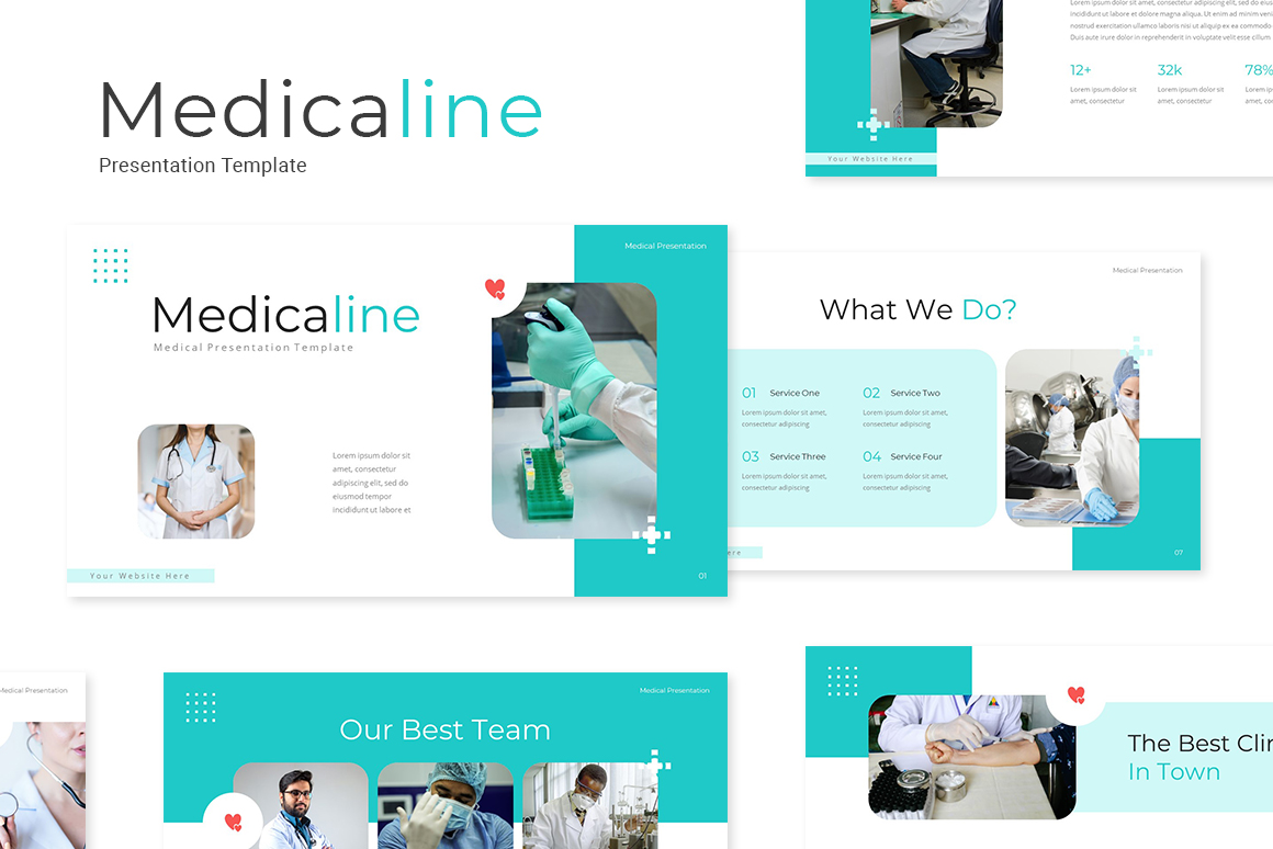 Medicaline - Medical Google Slides Template