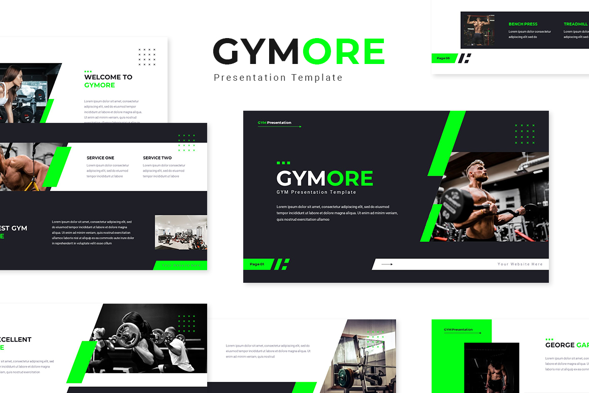 Gymore - GYM Keynote Template