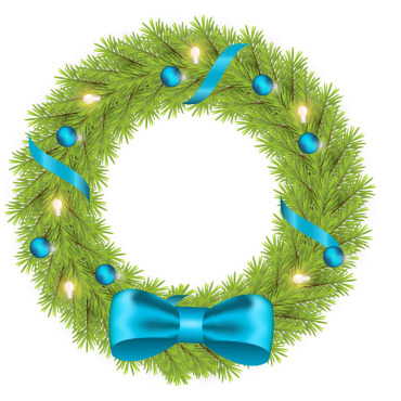 Wreath Christmas Illustrations Templates 369517