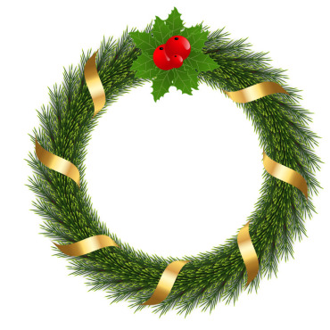 Wreath Christmas Illustrations Templates 369521